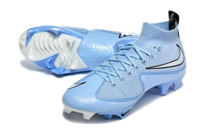 Men's Nike Magista Obra FG Firm Ground High-Tops Football Boots - Sky/Frosted Blue/Icy Blue