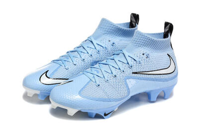 Men's Nike Magista Obra FG Firm Ground High-Tops Football Boots - Sky/Frosted Blue/Icy Blue