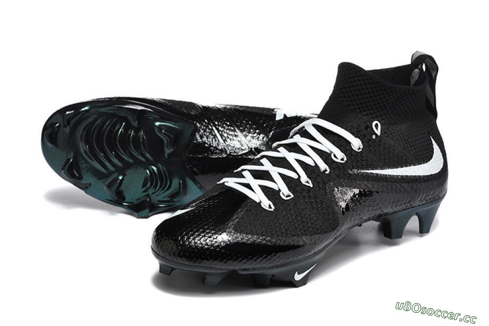 Men's Nike Magista Obra FG Firm Ground High-Tops Football Boots - Black/Midnight Black/Shimmering Teal 3