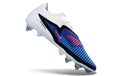 Men's Nike Phantom 6 Elite Low SG Soft Ground Low-Tops Football Boots - Blue/Electric Blue/Neon Pink