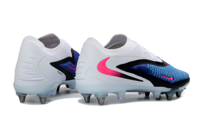 Men's Nike Phantom 6 Elite Low SG Soft Ground Low-Tops Football Boots - Blue/Electric Blue/Neon Pink