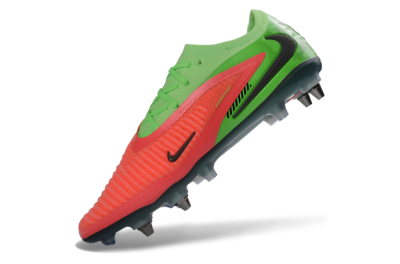 Men's Nike Phantom 6 Elite Low SG Soft Ground Low-Tops Football Boots - Green/Neon Green/Flame Orange