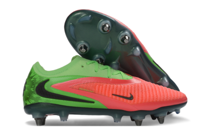 Men's Nike Phantom 6 Elite Low SG Soft Ground Low-Tops Football Boots - Green/Neon Green/Flame Orange