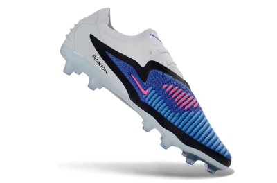 Men's Nike Phantom 6 Elite Low AG Artificial Grass Low-Tops Football Boots - Blue/Electric Blue/Neon Pink