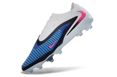 Men's Nike Phantom 6 Elite Low AG Artificial Grass Low-Tops Football Boots - Blue/Electric Blue/Neon Pink