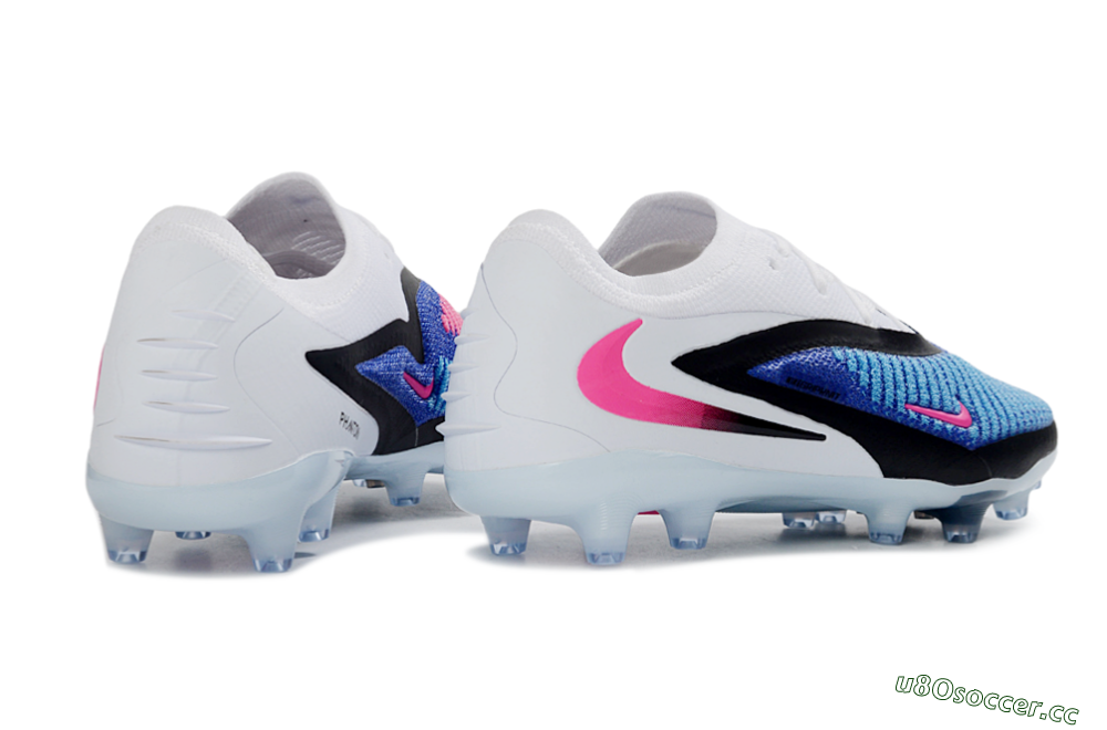 Men's Nike Phantom 6 Elite Low AG Artificial Grass Low-Tops Football Boots - Blue/Electric Blue/Neon Pink 6