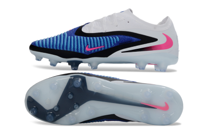 Men's Nike Phantom 6 Elite Low AG Artificial Grass Low-Tops Football Boots - Blue/Electric Blue/Neon Pink