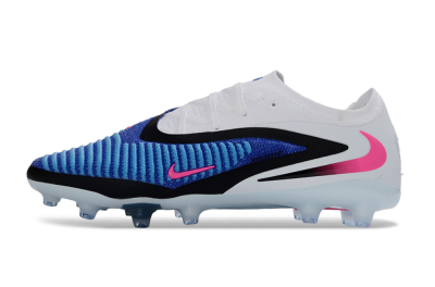 Men's Nike Phantom 6 Elite Low AG Artificial Grass Low-Tops Football Boots - Blue/Electric Blue/Neon Pink