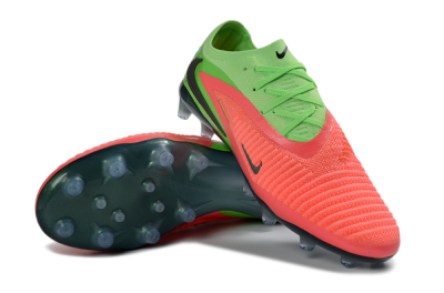 Men's Nike Phantom 6 Elite Low AG Artificial Grass Low-Tops Football Boots - Pink/Neon Green/Black