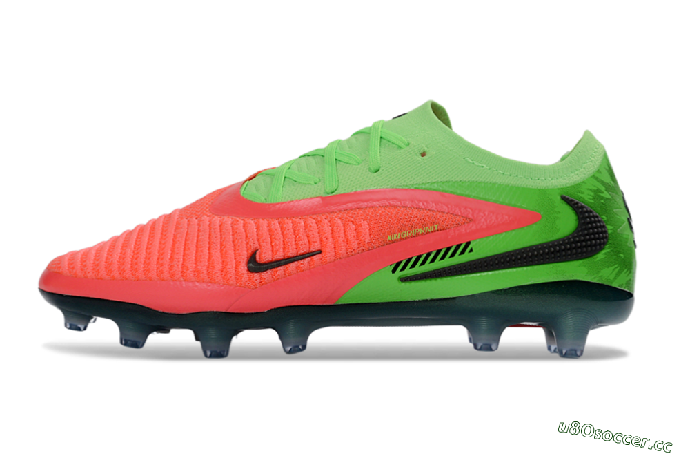 Men's Nike Phantom 6 Elite Low AG Artificial Grass Low-Tops Football Boots - Pink/Neon Green/Black 0