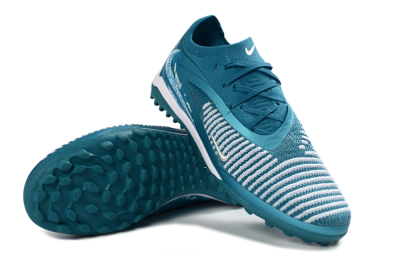 Unisex Nike Phantom 6 Elite Low TF Artificial Turf Low-Tops Football Shoes - Aqua/Ocean Breeze/Deep Teal
