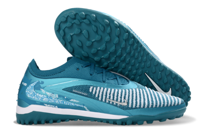 Unisex Nike Phantom 6 Elite Low TF Artificial Turf Low-Tops Football Shoes - Aqua/Ocean Breeze/Deep Teal