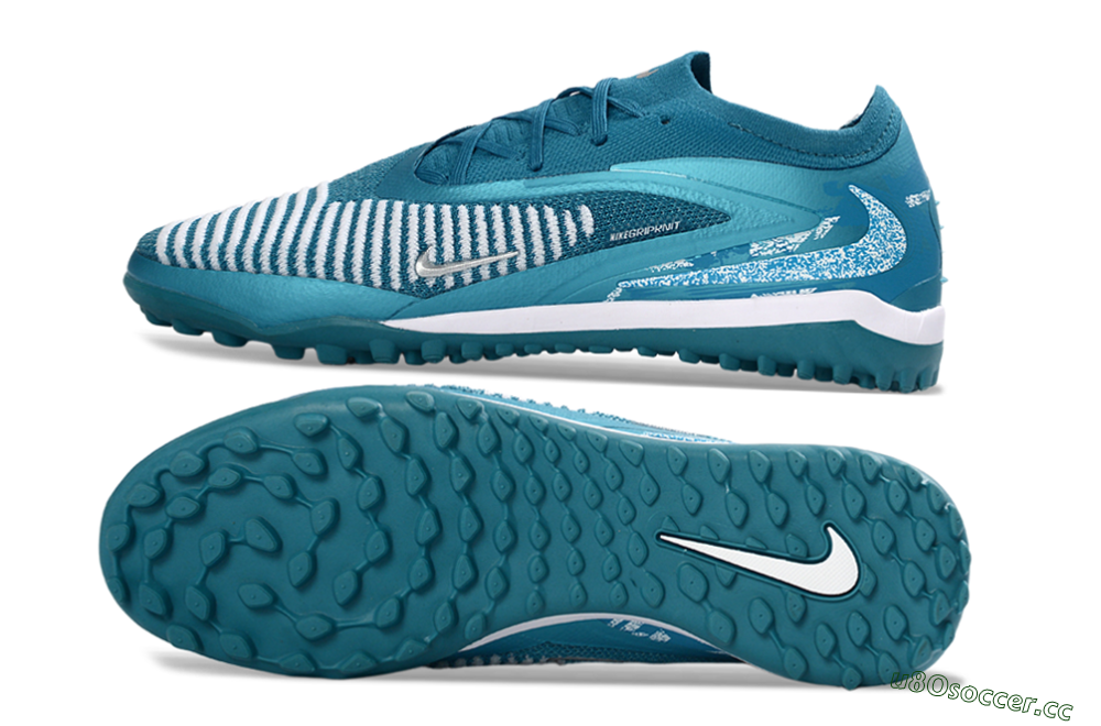 Unisex Nike Phantom 6 Elite Low TF Artificial Turf Low-Tops Football Shoes - Aqua/Ocean Breeze/Deep Teal 1
