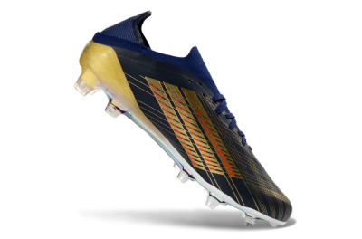 Men's Adidas F50 Elite FG Firm Ground Low-Tops Football Boots - Navy/Gold/Red