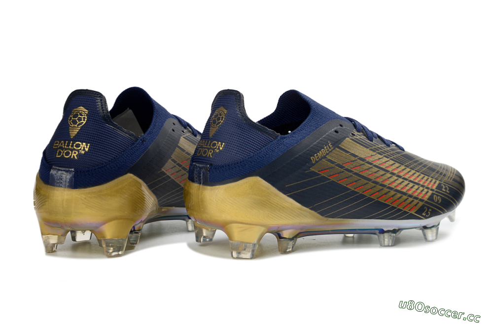 Men's Adidas F50 Elite FG Firm Ground Low-Tops Football Boots - Navy/Gold/Red 6