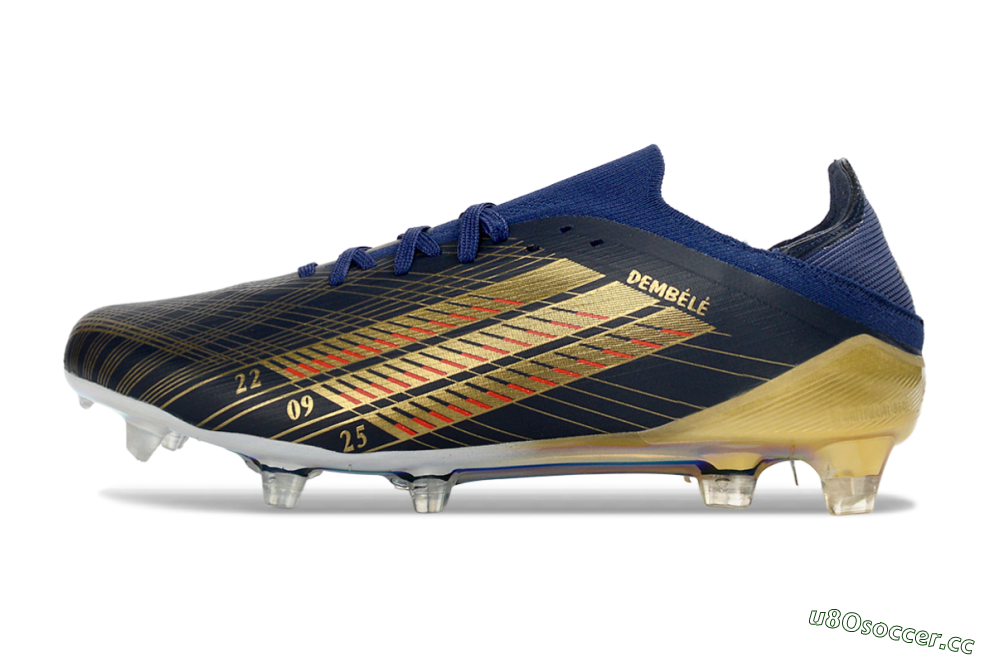 Men's Adidas F50 Elite FG Firm Ground Low-Tops Football Boots - Navy/Gold/Red 0