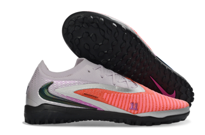 Unisex Nike Phantom 6 Elite Low TF Artificial Turf Low-Tops Football Shoes - Orange/Vibrant Coral/Soft Lilac