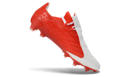 Men's Adidas F50 Elite FG Firm Ground Low-Tops Football Boots - Red/Bright Red/White