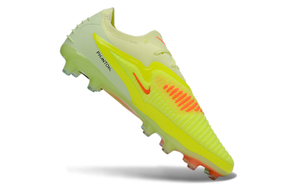 Men's Nike Phantom 6 Elite Low AG Artificial Grass Low-Tops Football Boots - Yellow/Fluorescent Yellow/Neon Pink