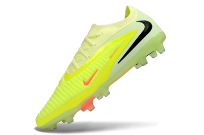 Men's Nike Phantom 6 Elite Low AG Artificial Grass Low-Tops Football Boots - Yellow/Fluorescent Yellow/Neon Pink