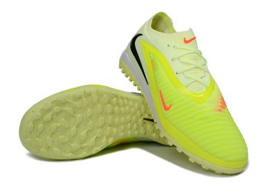 Unisex Nike Phantom 6 Elite Low TF Artificial Turf Low-Tops Football Shoes - Yellow/Pale Yellow/Neon Orange