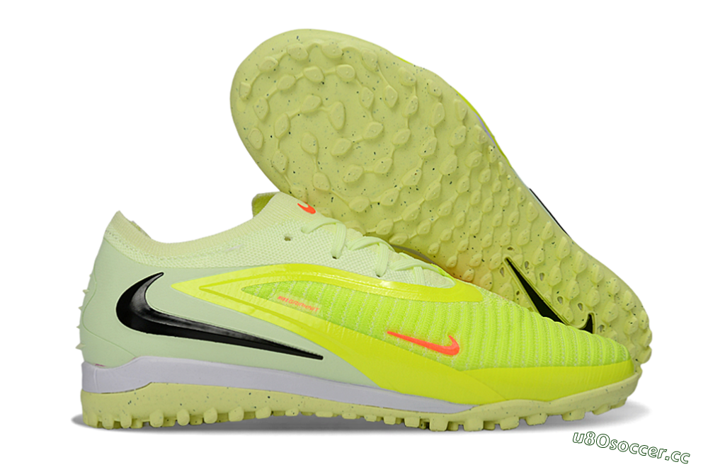 Unisex Nike Phantom 6 Elite Low TF Artificial Turf Low-Tops Football Shoes - Yellow/Pale Yellow/Neon Orange 2