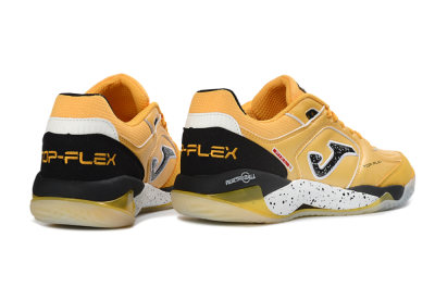 Men's Joma Top Flex IC Indoor & Futsal Low-Tops Football Shoes - Yellow/Bright Lemon/Sleek Black