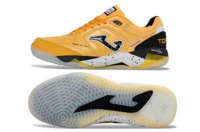 Men's Joma Top Flex IC Indoor & Futsal Low-Tops Football Shoes - Yellow/Bright Lemon/Sleek Black