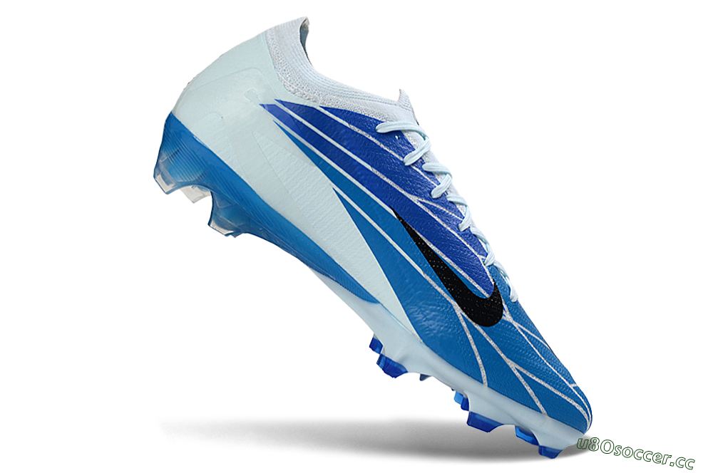 Unisex Nike Air Zoom Mercurial Vapor 16 Elite FG Firm Ground Low-Tops Football Boots - Blue/Sky Blue/Black 4