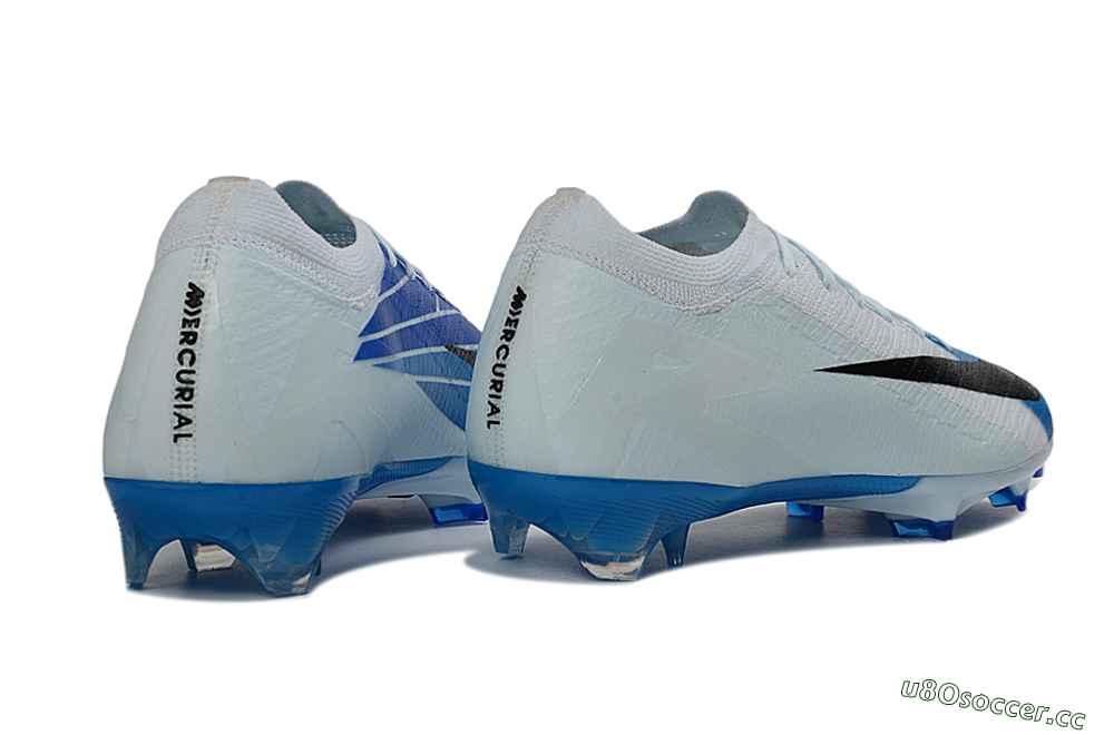 Unisex Nike Air Zoom Mercurial Vapor 16 Elite FG Firm Ground Low-Tops Football Boots - Blue/Sky Blue/Black 6