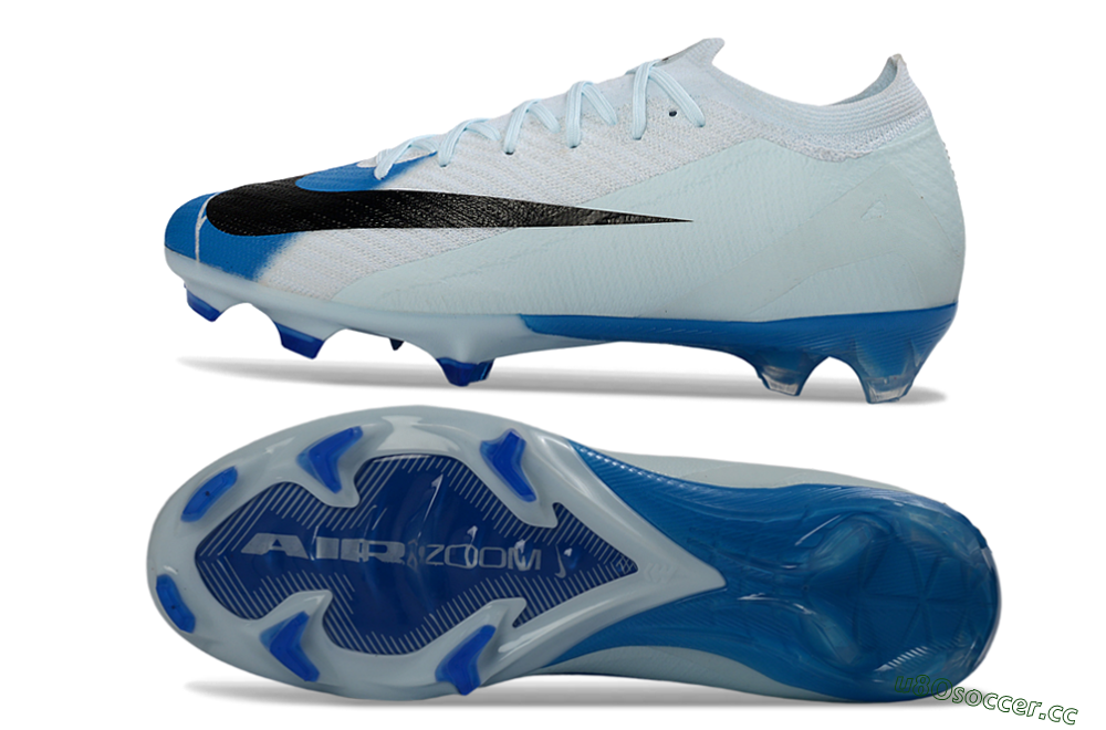 Unisex Nike Air Zoom Mercurial Vapor 16 Elite FG Firm Ground Low-Tops Football Boots - Blue/Sky Blue/Black 1