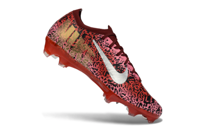 Unisex Nike Air Zoom Mercurial Vapor 16 Elite FG Firm Ground Low-Tops Football Boots - Red/Crimson Glow/Black Graphite