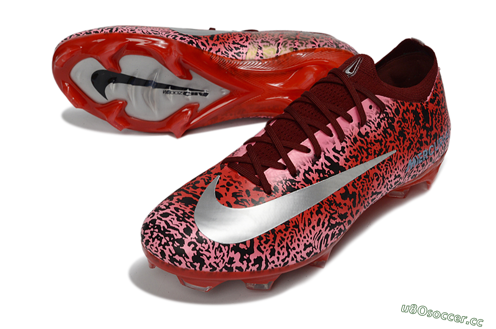 Unisex Nike Air Zoom Mercurial Vapor 16 Elite FG Firm Ground Low-Tops Football Boots - Red/Crimson Glow/Black Graphite 3