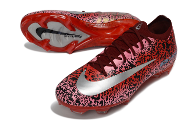 Unisex Nike Air Zoom Mercurial Vapor 16 Elite FG Firm Ground Low-Tops Football Boots - Red/Crimson Glow/Black Graphite