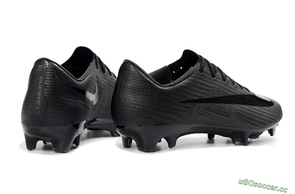 Men's Nike Air Zoom Mercurial Superfly 11 FG Firm Ground Low-Tops Football Boots - Black/Midnight Shadow/Nightfall 6