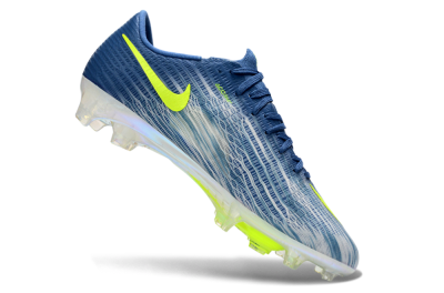Men's Nike Air Zoom Mercurial Superfly 11 FG Firm Ground Low-Tops Football Boots - Blue/Electric Yellow/Light Blue