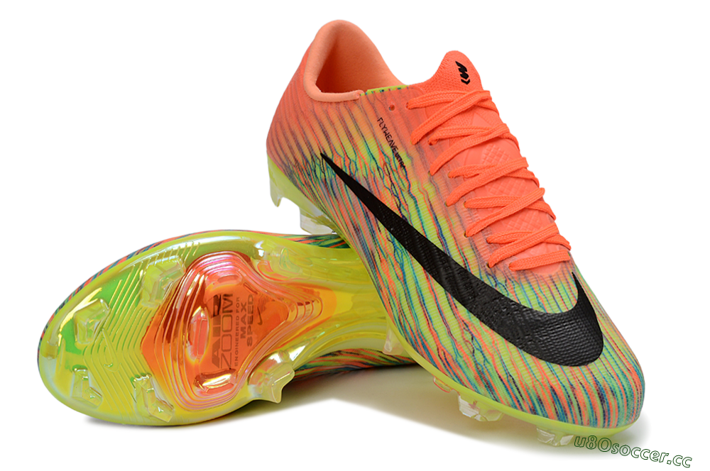 Men's Nike Air Zoom Mercurial Superfly 11 FG Firm Ground Low-Tops Football Boots - Orange/Vibrant Citrus/Electric Lime 3
