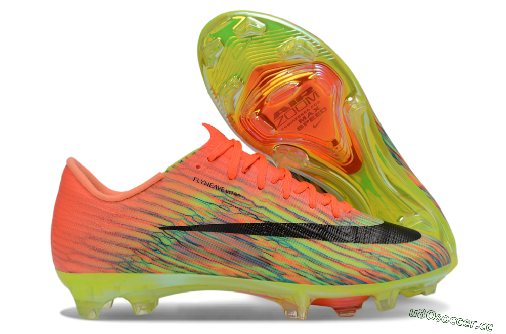 Men's Nike Air Zoom Mercurial Superfly 11 FG Firm Ground Low-Tops Football Boots - Orange/Vibrant Citrus/Electric Lime 2