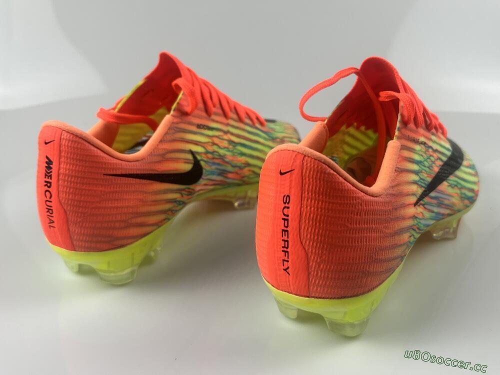 Men's Nike Air Zoom Mercurial Superfly 11 FG Firm Ground Low-Tops Football Boots - Orange/Vibrant Citrus/Electric Lime
