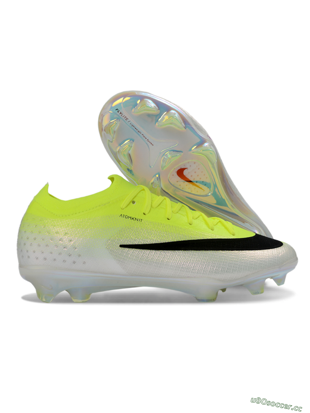 Men's Nike Air Zoom Mercurial Vapor 17 Elite FG Firm Ground Low-Tops Football Boots - Yellow/Neon Yellow/Black 2