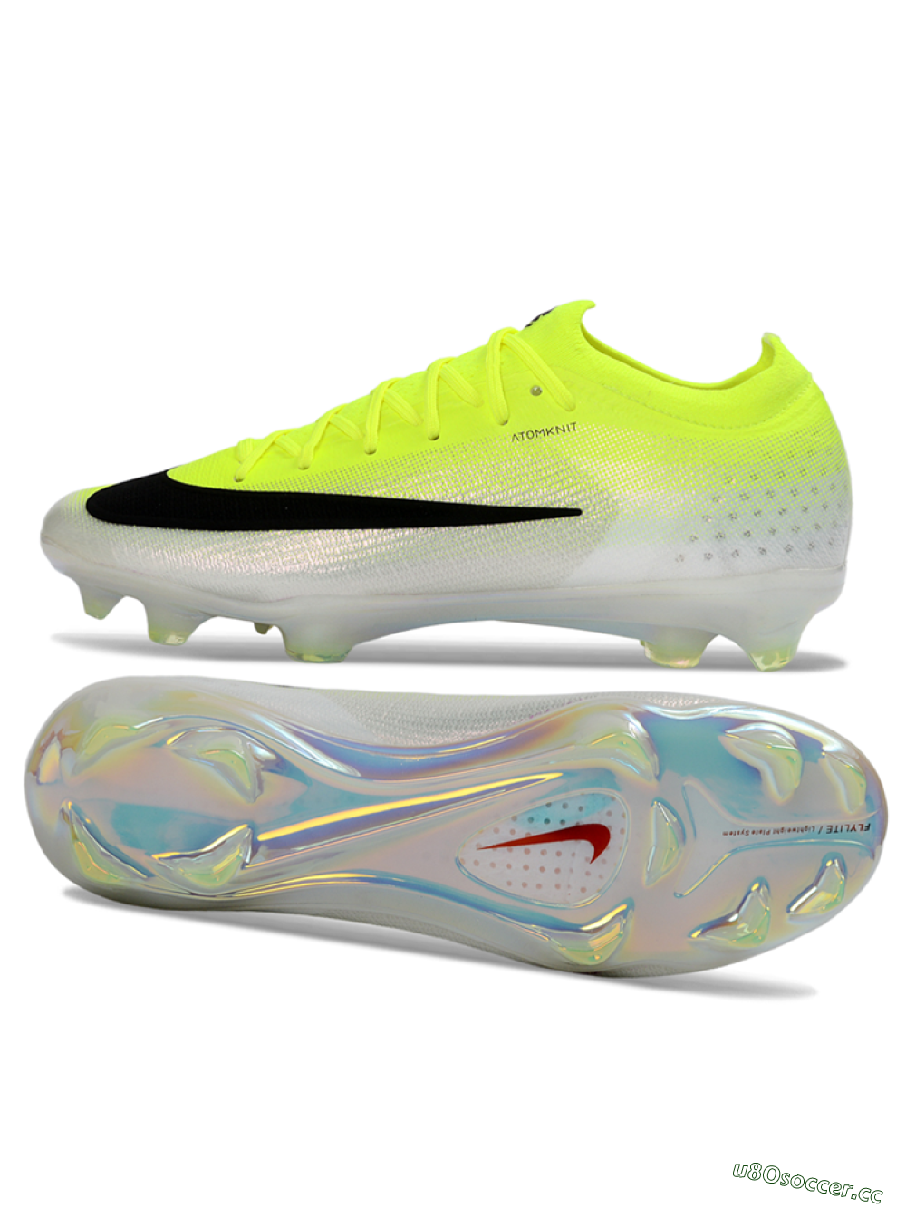 Men's Nike Air Zoom Mercurial Vapor 17 Elite FG Firm Ground Low-Tops Football Boots - Yellow/Neon Yellow/Black 1