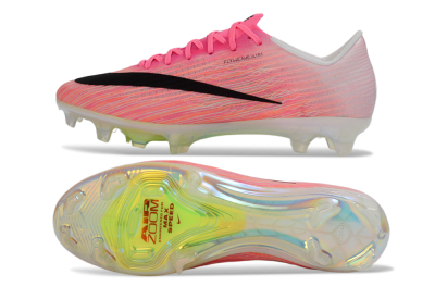 Unisex Nike Air Zoom Mercurial Superfly 11 FG Firm Ground Low-Tops Football Boots - Pink/Vibrant Pink/Black