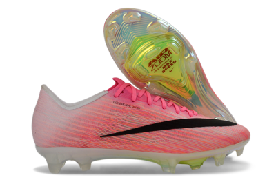 Unisex Nike Air Zoom Mercurial Superfly 11 FG Firm Ground Low-Tops Football Boots - Pink/Vibrant Pink/Black