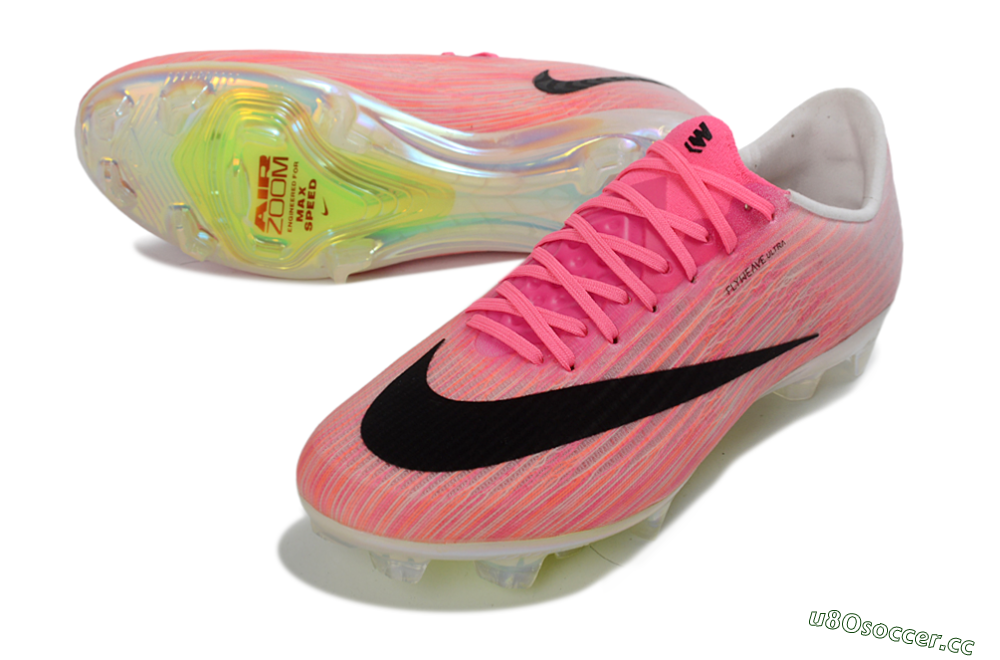 Unisex Nike Air Zoom Mercurial Superfly 11 FG Firm Ground Low-Tops Football Boots - Pink/Vibrant Pink/Black 3