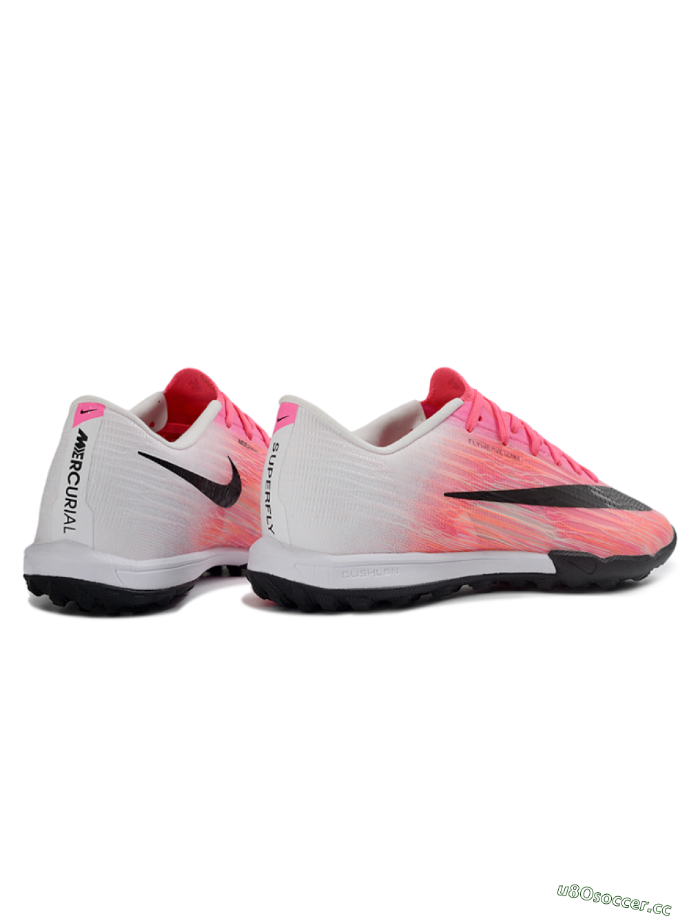 Men's Nike Air Zoom Mercurial Superfly 11 TF Artificial Turf Low-Tops Football Shoes - Pink/Electric Pink/Dark Black 6