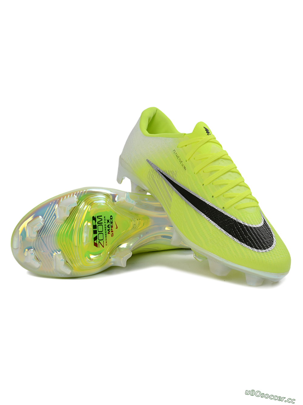 Men's Nike Air Zoom Mercurial Superfly 11 FG Firm Ground Low-Tops Football Boots - Yellow/Electric Lime/Sleek Black 3