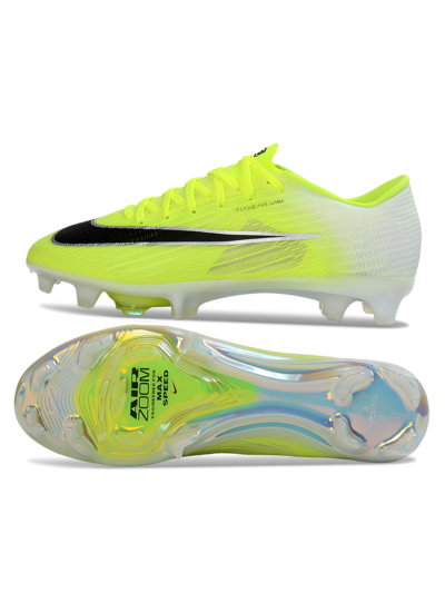 Men's Nike Air Zoom Mercurial Superfly 11 FG Firm Ground Low-Tops Football Boots - Yellow/Electric Lime/Sleek Black