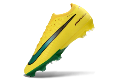 Men's Nike Air Zoom Mercurial Vapor 16 Elite FG Firm Ground Low-Tops Football Boots - Yellow/Electric Green/Steel Blue