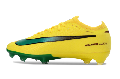 Men's Nike Air Zoom Mercurial Vapor 16 Elite FG Firm Ground Low-Tops Football Boots - Yellow/Electric Green/Steel Blue