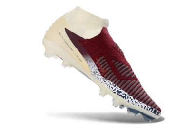 Men's Nike Phantom 6 High Elite AG Artificial Grass High-Tops Football Boots - Red/Crimson Red/Dreamy White